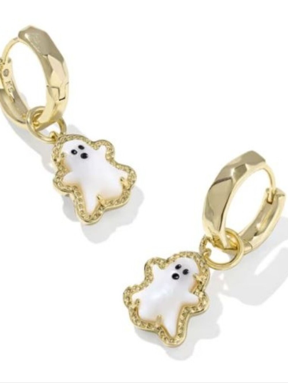 Kendra Scott Ghost Huggie Earrings